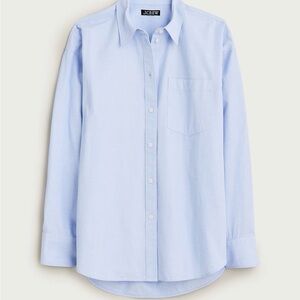 Petite Étienne oversized shirt in lightweight oxford